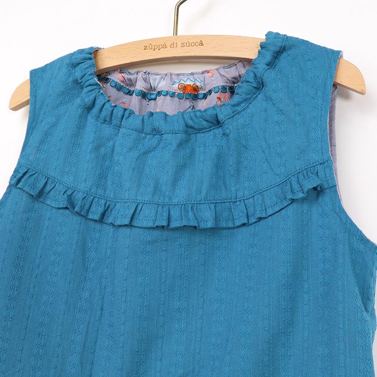 ズッカ柄ノースリーブミニワンピース ◇ FENDI フェンディ ストレッチ