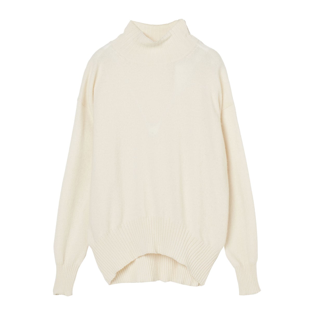 [期間限定10%OFF]VAGUE[ヴァーグ] VO3103- カシミヤ ハイネック -WHITE ホワイト