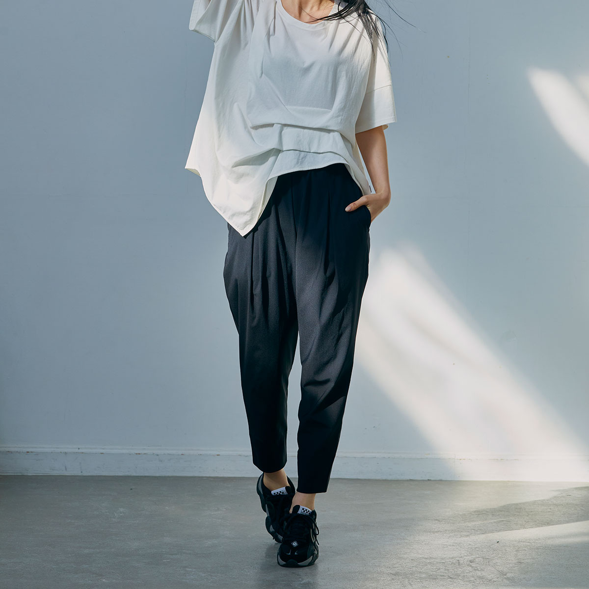 [30%OFF]KariAng.[カリアングドット] KO24S20-002-BLK パンツ ブラック