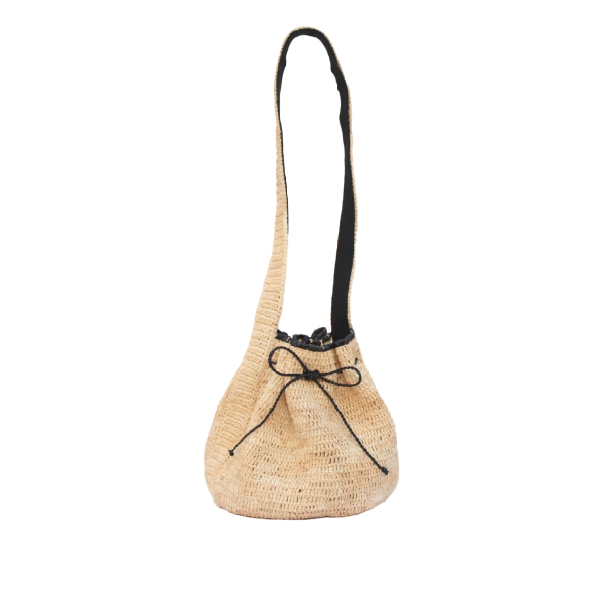 MAISON N.H PARIS[メゾンエヌアッシュパリ]CAMILLA-NATUR/NOIR[バッグ]ベージュ