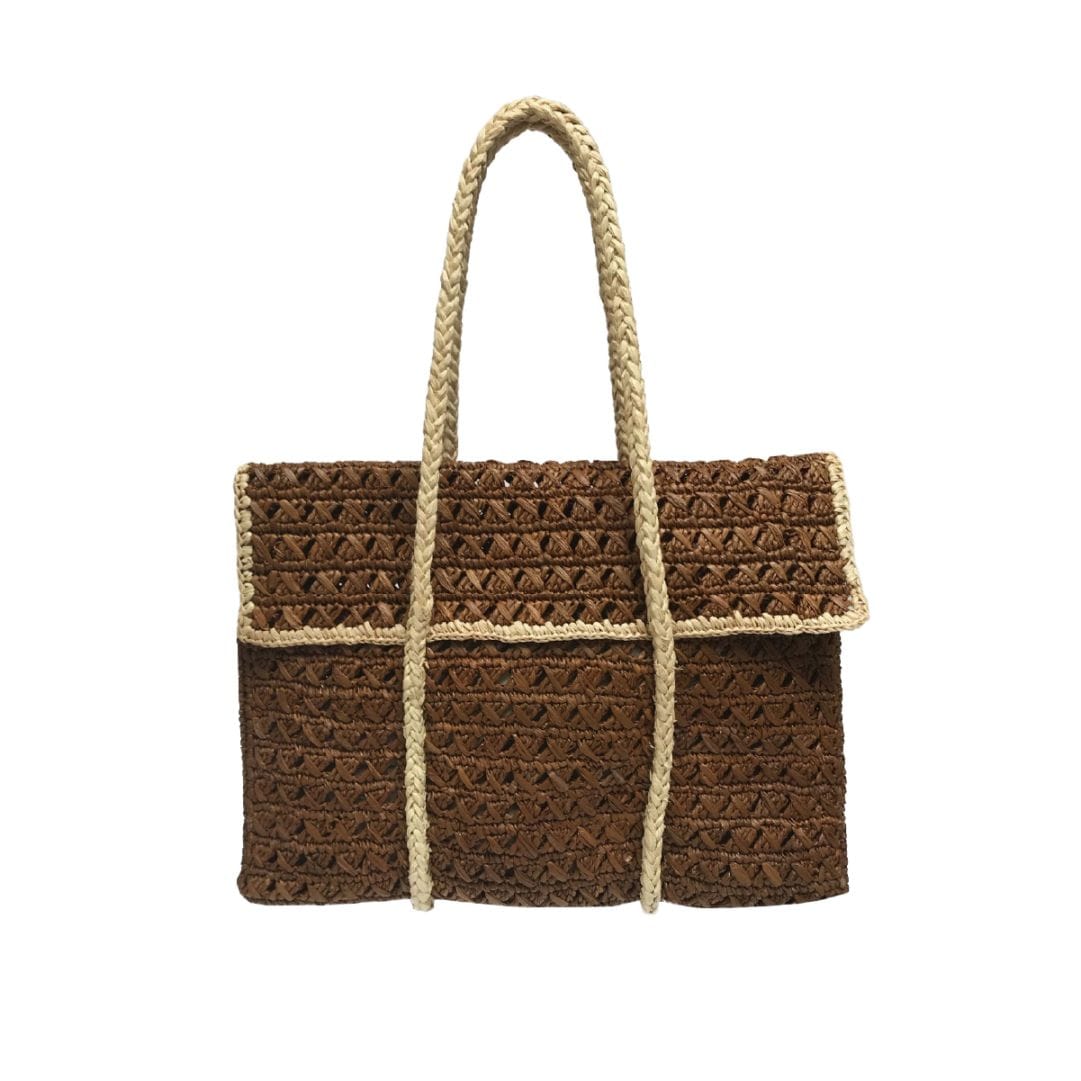 MAISON N.H PARIS[メゾンエヌアッシュパリ]VIOLETTE-BRUN/NATUR[バッグ]ブラウン