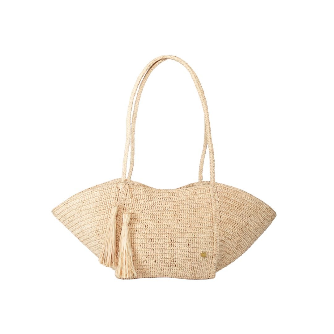 [期間限定クーポン利用で10%OFF]MAISON N.H PARIS[メゾンエヌアッシュパリ] CROISSANT-NATUREL[バッグ]ベージュ