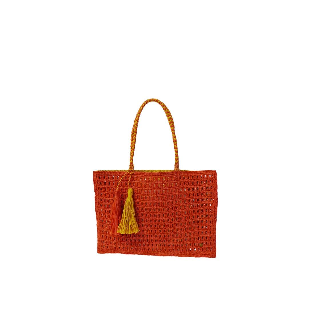 [期間限定クーポン利用で10%OFF]MAISON N.H PARIS[メゾンエヌアッシュパリ] SOLENE-MANDA/CITR[バッグ]オレンジ/イエロー