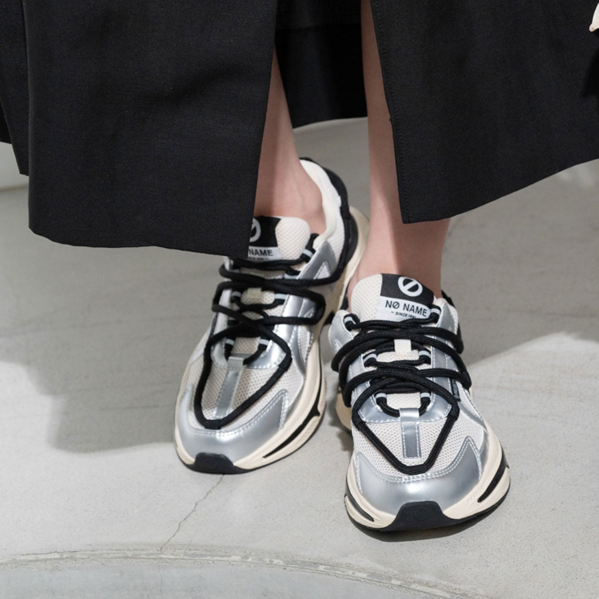 ファイナルセール30%OFF]NO NAME ノーネーム WILLO-52525W-SILVER