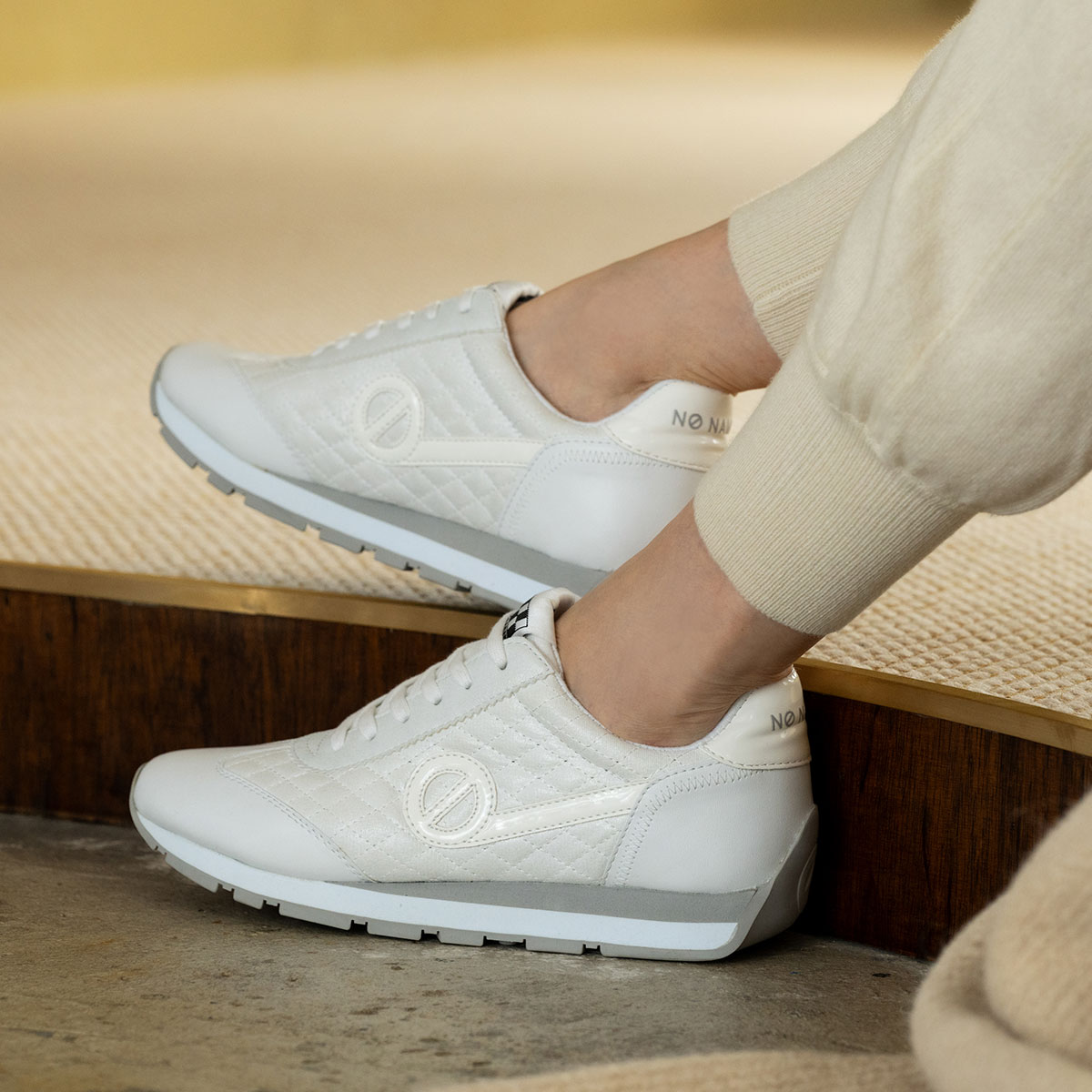 30%OFF]NO NAME ノーネーム CITY RUN-52191-WHITE シティラン ホワイト