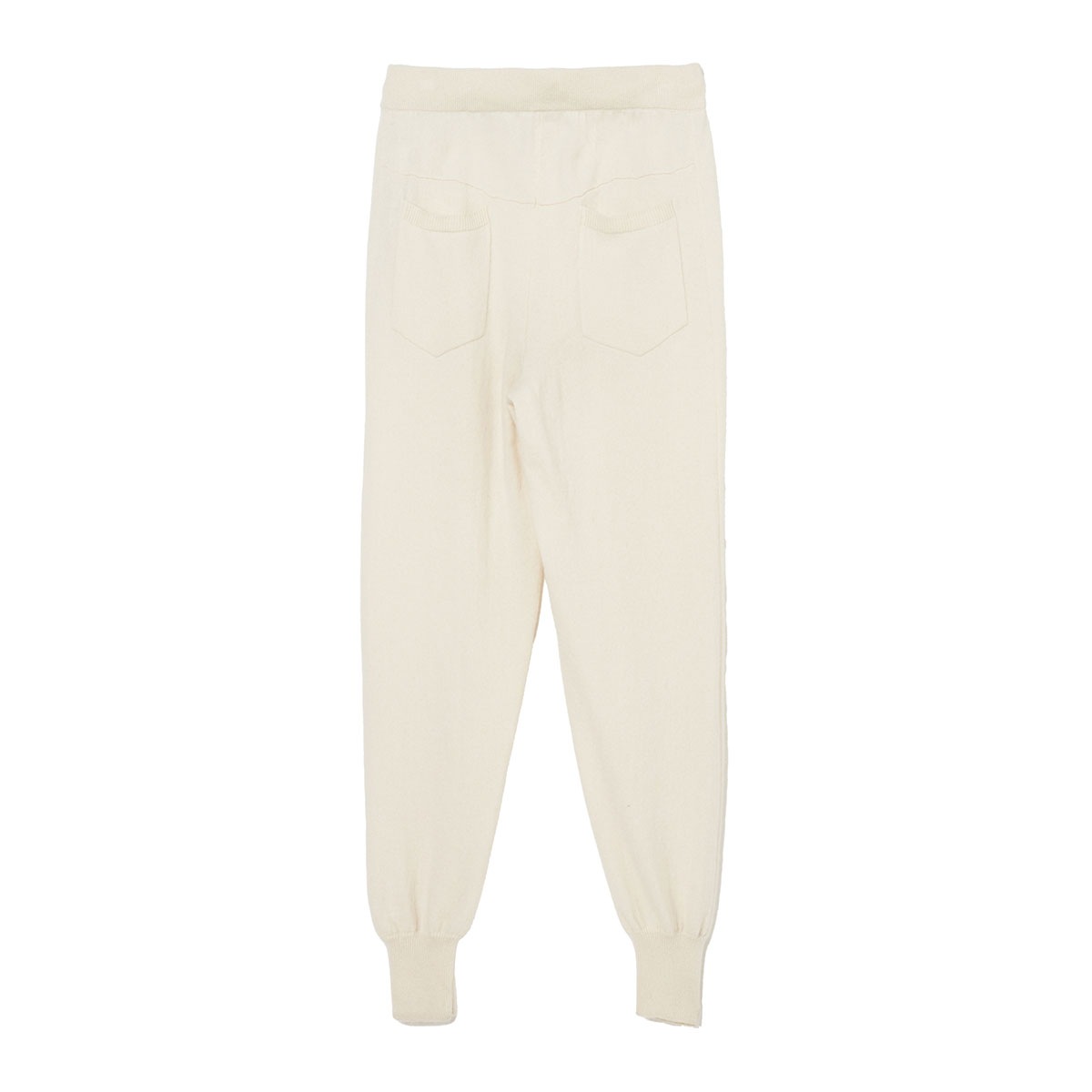 MAXMARA カシミヤロゴジョガーパンツ Sサイズ ベージュ 白タグ MAXMARA カシミヤロゴジョガーパンツ Sサイズ ベージュ 白タグ