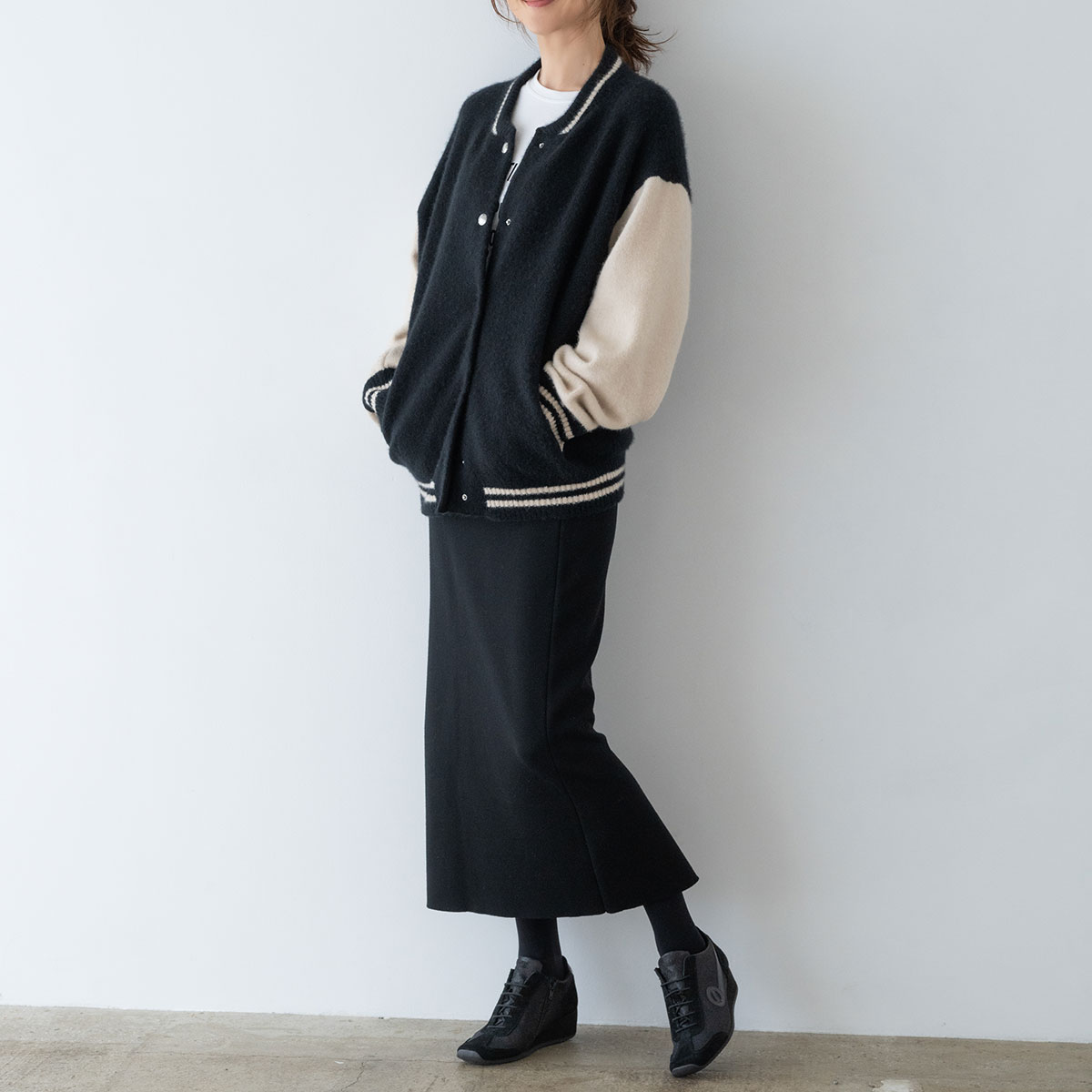 2025秋冬]NO NAME ノーネーム YOKO-52948-BLACK ヨーコ ブラック