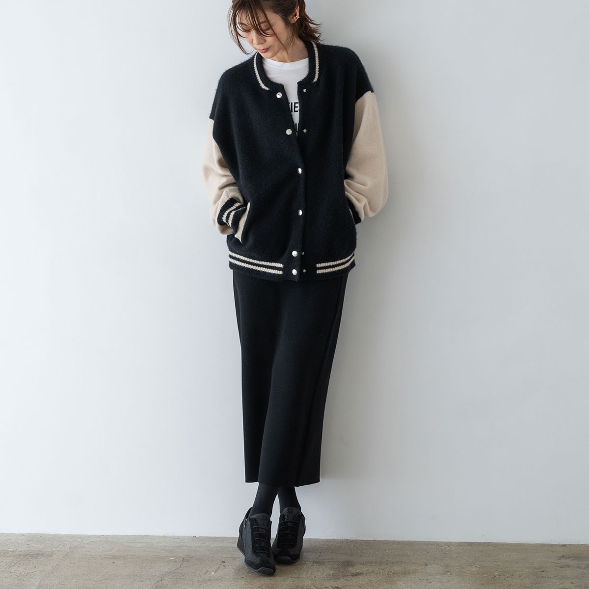 2025秋冬]NO NAME ノーネーム YOKO-52948-BLACK ヨーコ ブラック