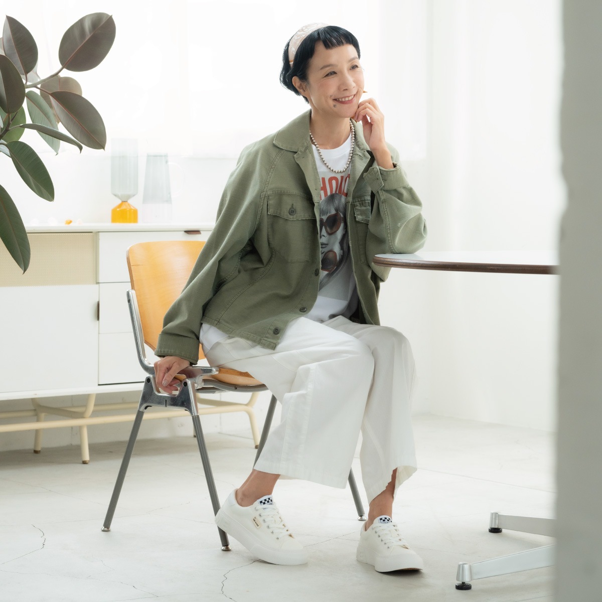 nao② SHIPS any:〈洗濯機可能〉ダブルクロス ノーカラー ジップ ブルゾン