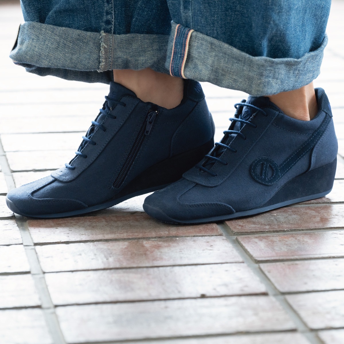 2026春夏]NO NAME ノーネーム YOKO-61904-D.BLUE ヨーコ ネイビー