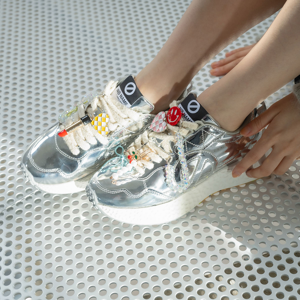 2025秋冬]NO NAME ノーネーム CARTER-52130W-SILVER カーター シルバー