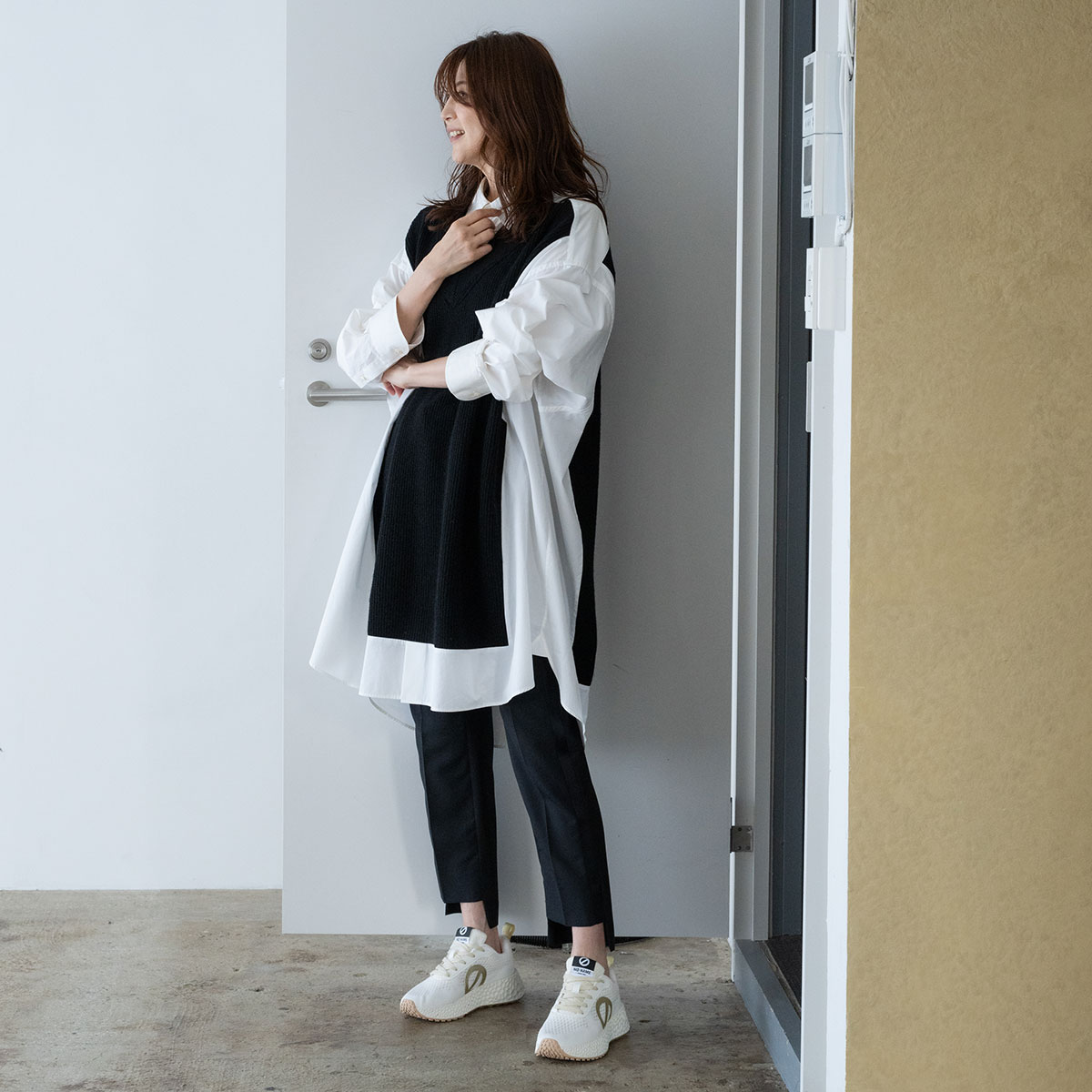 NO NAME ノーネーム CARTER-52529W-WHITE/GOLD カーター ホワイト