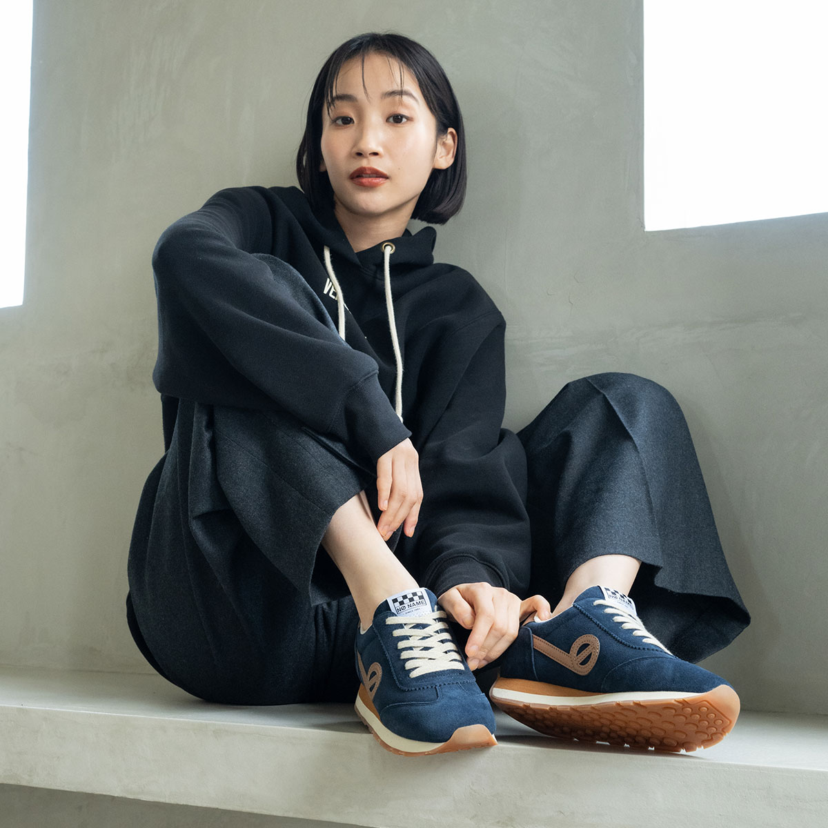 2025秋冬]NO NAME ノーネーム CITY RUN-52160W-NAVY シティラン