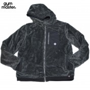ジムマスター ボア×タスロン リバーシブルフードジャケット チャコール
