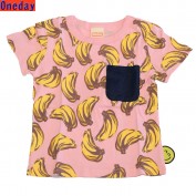 ワンデイ バナナ半袖Ｔシャツ ピンク|Oneday(ワンデイ)