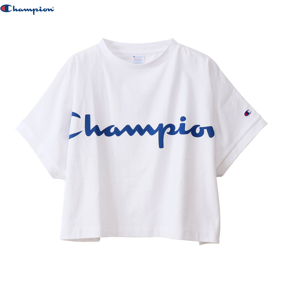 チャンピオン レディース ビッグTシャツ ホワイト CW-P307