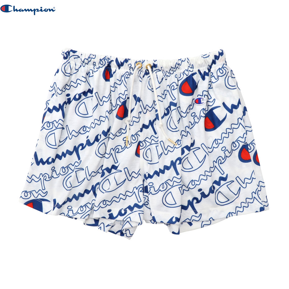 チャンピオン レディース アクティブスタイル フレアショーツ ホワイト CW-PS505