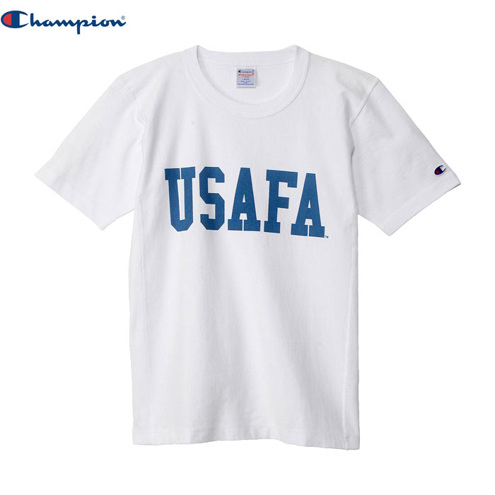 チャンピオン リバースウィーブ Tシャツ USAFA ホワイト C3-F371