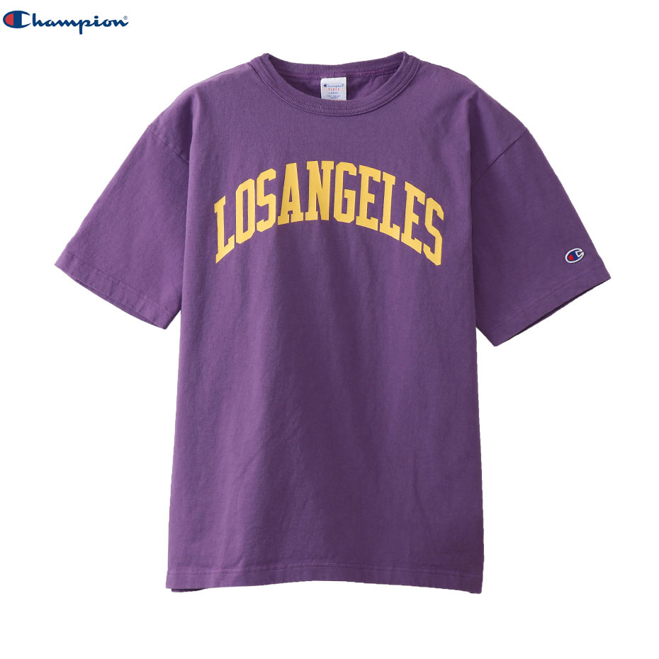 チャンピオン T1011 US Tシャツ MADE IN USA パープル C5-P302