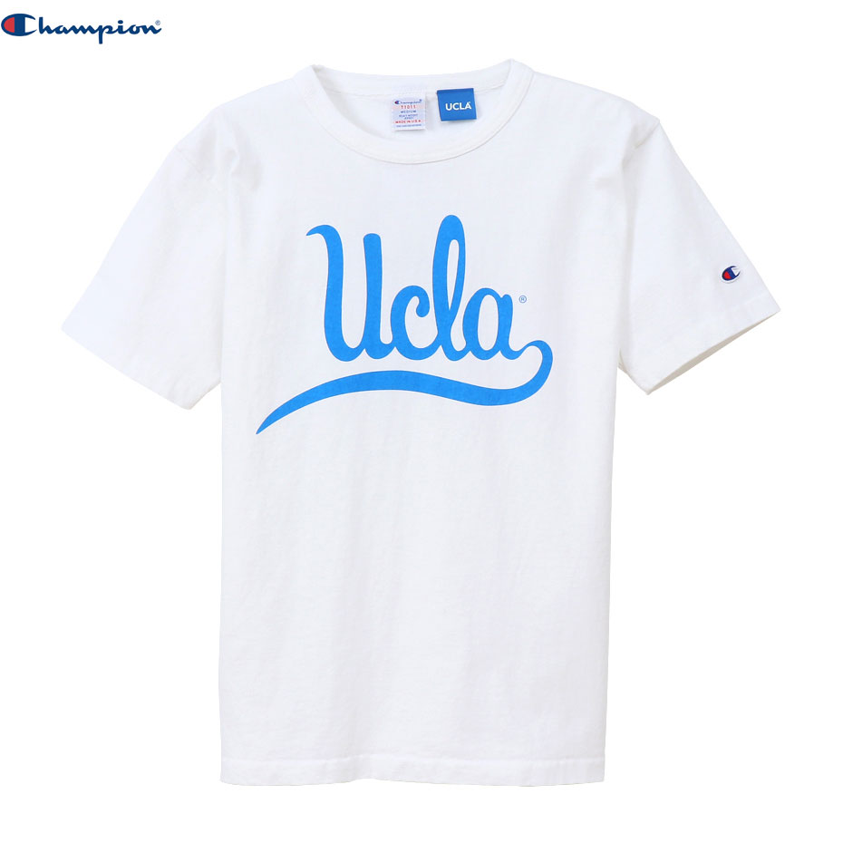 チャンピオン T1011 US UCLA Tシャツ MADE IN USA ホワイト C5-P304