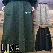 ライム ＬＩＭＥ レディース キルティング裾ゴムバルーンスカート|ライム｜ＬＩＭＥ
