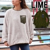 ライム ＬＩＭＥ レディース プルオーバー ボア×タフタ|ライム｜ＬＩＭＥ