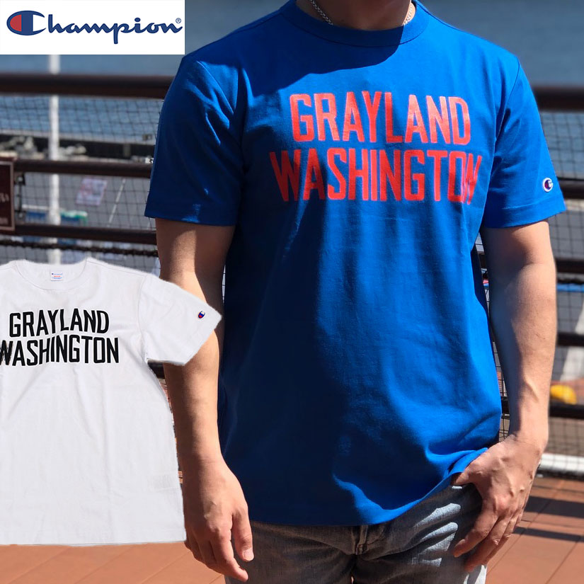 チャンピオンキャンパスTシャツ GRAYLAND C3-R322