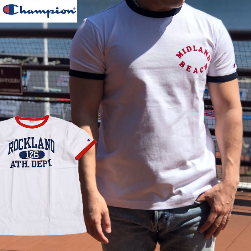 チャンピオンキャンパス リンガーTシャツ C3-R327