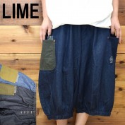 ライム ＬＩＭＥ レディース 綿麻バルーンパンツ|ライム｜ＬＩＭＥ