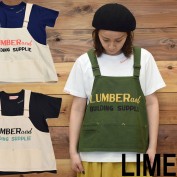 ライム ＬＩＭＥ レディース エプロンベスト付きTシャツ|ライム｜ＬＩＭＥ