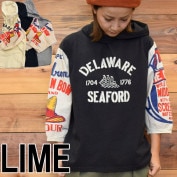 ライム ＬＩＭＥ レディース 切り替えTシャツパーカー|ライム｜ＬＩＭＥ