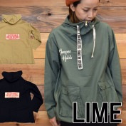 ライム ＬＩＭＥ レディース ミリタリーアノラックPK|ライム｜ＬＩＭＥ