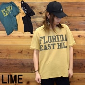 ライム ＬＩＭＥ レディース ピグメント染裏毛Tシャツ 21022325|ライム｜ＬＩＭＥ