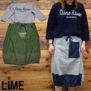 ライム ＬＩＭＥ レディース ドッキングワンピース 21012326|ライム｜ＬＩＭＥ