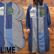 ライム ＬＩＭＥ レディース バンドカラーシャツワンピース 21024403|ライム｜ＬＩＭＥ