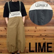 ライム ＬＩＭＥ レディース バルーンジャンパースカート 21024304|ライム｜ＬＩＭＥ