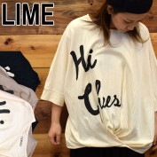 ライム ＬＩＭＥ レディース カシュクール Tシャツ|ライム｜ＬＩＭＥ