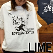 ライム ＬＩＭＥ レディース Black Cats ドルマンTシャツ 21042804|ライム｜ＬＩＭＥ