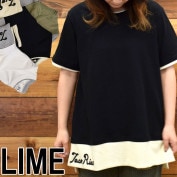 ライム ＬＩＭＥ レディース フェイクレイヤード Tシャツ 21032614|ライム｜ＬＩＭＥ