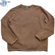 グッドオン GOODON ロングスリーブクルースウェット ブラウン 2104|グッドオン