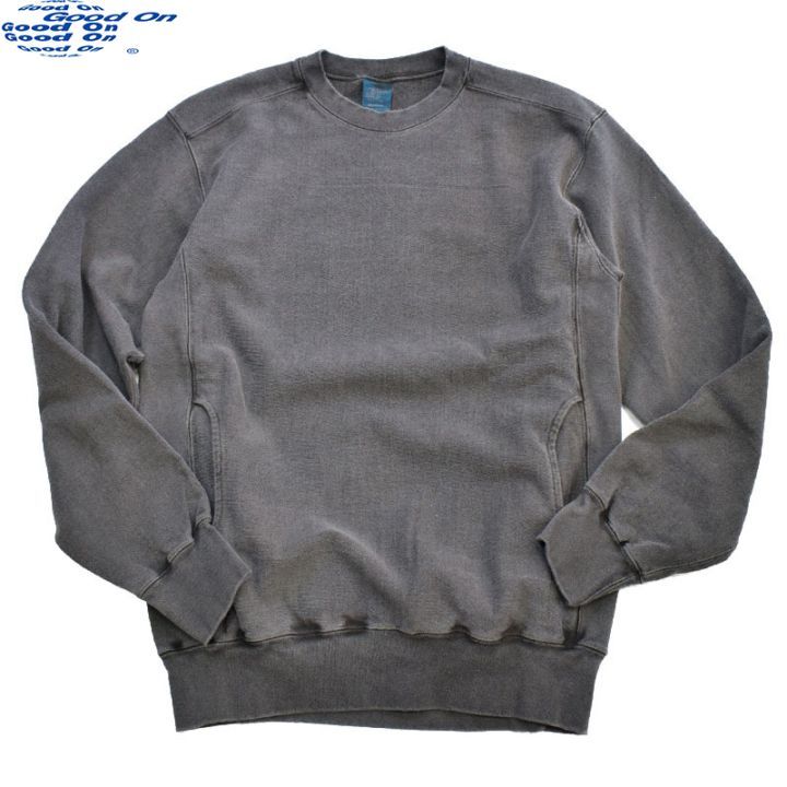 グッドオン GOODON ヘビークルースウェット Pブラック GOBW1912