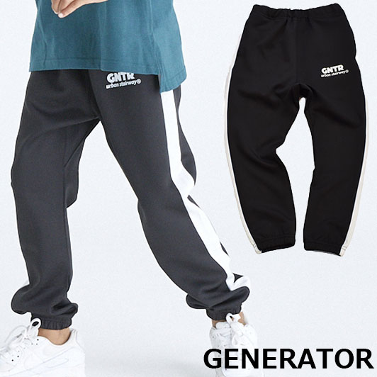 ジェネレーター テックラインパンツ ブラック 903502