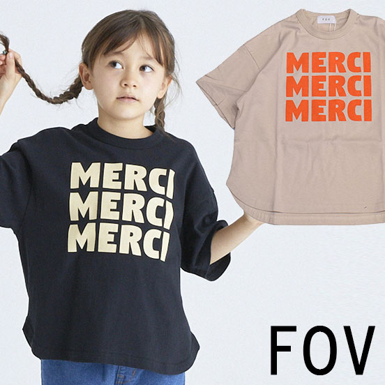 フォブ MERCI 6分袖 Tシャツ 603420