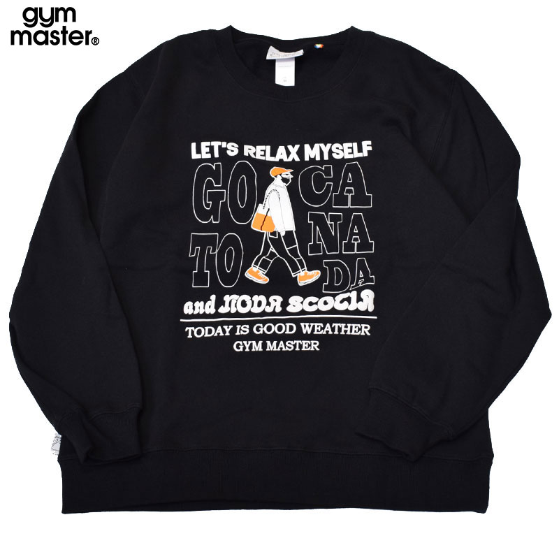 ジムマスター 10.3oｚ RELAXMYSELF スウェットシャツ ブラック 221762