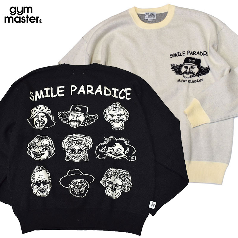 ジムマスター ジャガードニットSMILE PARADICE クルーネック 221768