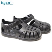 イゴール キッズサンダル TOBBY ソリッド ブラック NEGRO|igor（イゴール）
