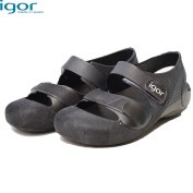 イゴール igor　キッズサンダル BONDI ソリッド ブラック NEGRO|igor（イゴール）