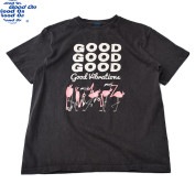 グッドオン GOODON フラミンゴ 半袖Tシャツ Pブラック 1266