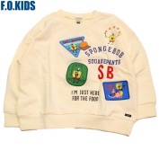 エフオーキッズ FOKIDS スポンジ ボブ スウェットトレーナー KN 411044|エフオーキッズ