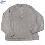 グッドオン GOODON ヘビージャージーロングスリーブヘンリーＴシャツ アッシュ 2209|グッドオン